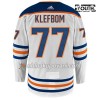 Edmonton Oilers Dresy OSCAR KLEFBOM 77 Adidas Bílá Authentic - Dětské